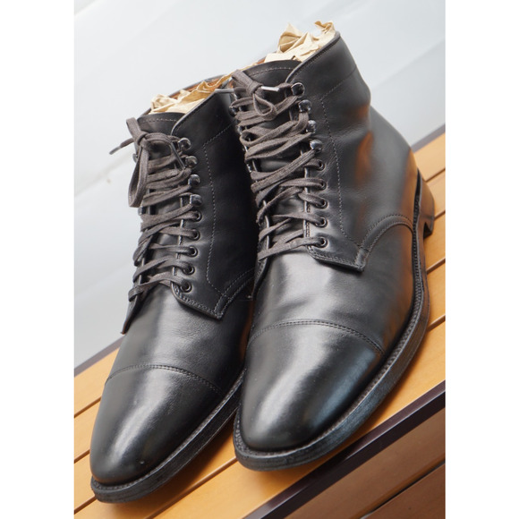 Alden Boots Straight Tip Boot 11 B/D Light Wear - Picture 2 of 16